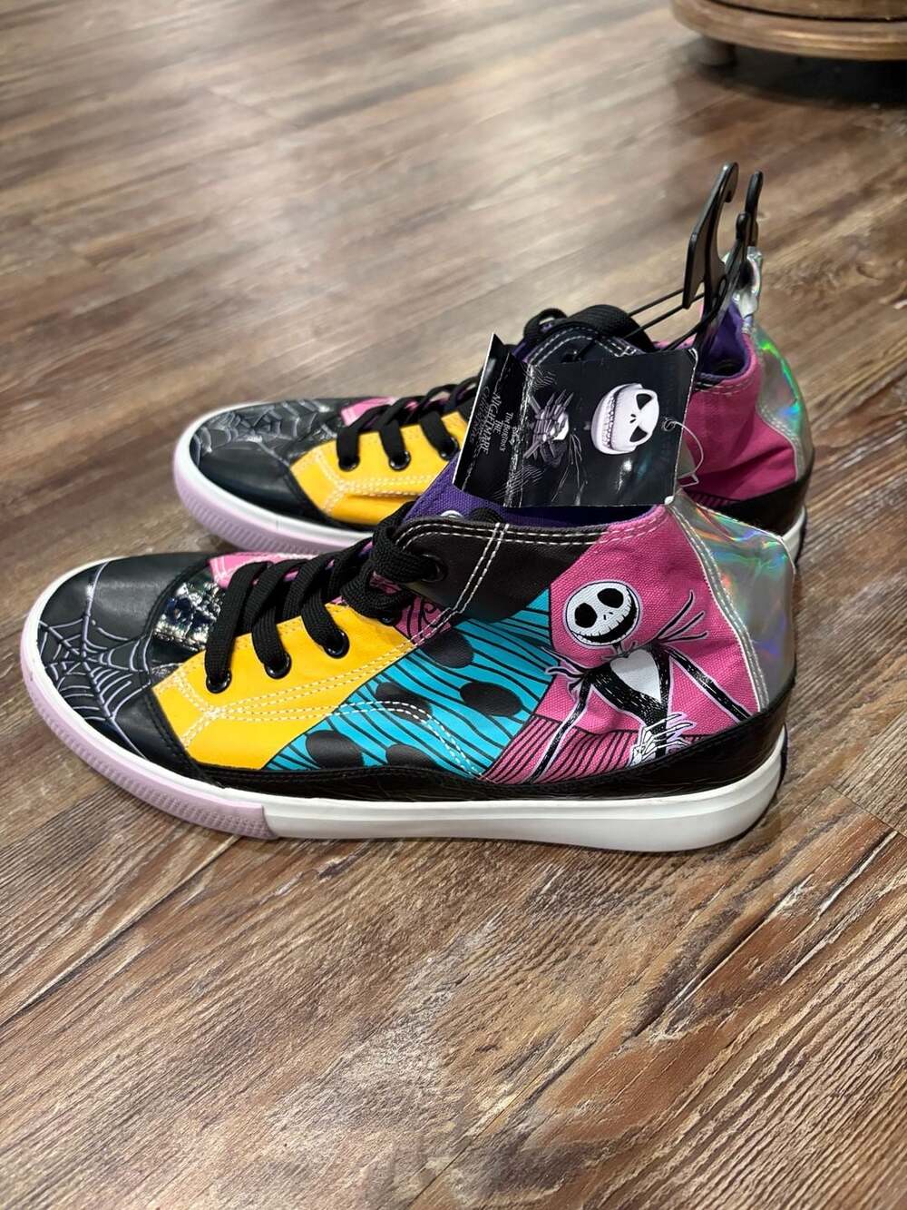 Ground Up The Nightmare Before Christmas High Top Sneakers Size 8.5 - Picture 4 of 4